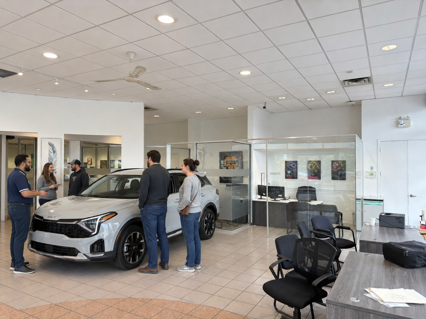Mainland Motors showroom